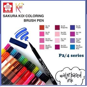 BÚT CỌ SAKURA KOI COLORING BRUSH PEN ( P2)