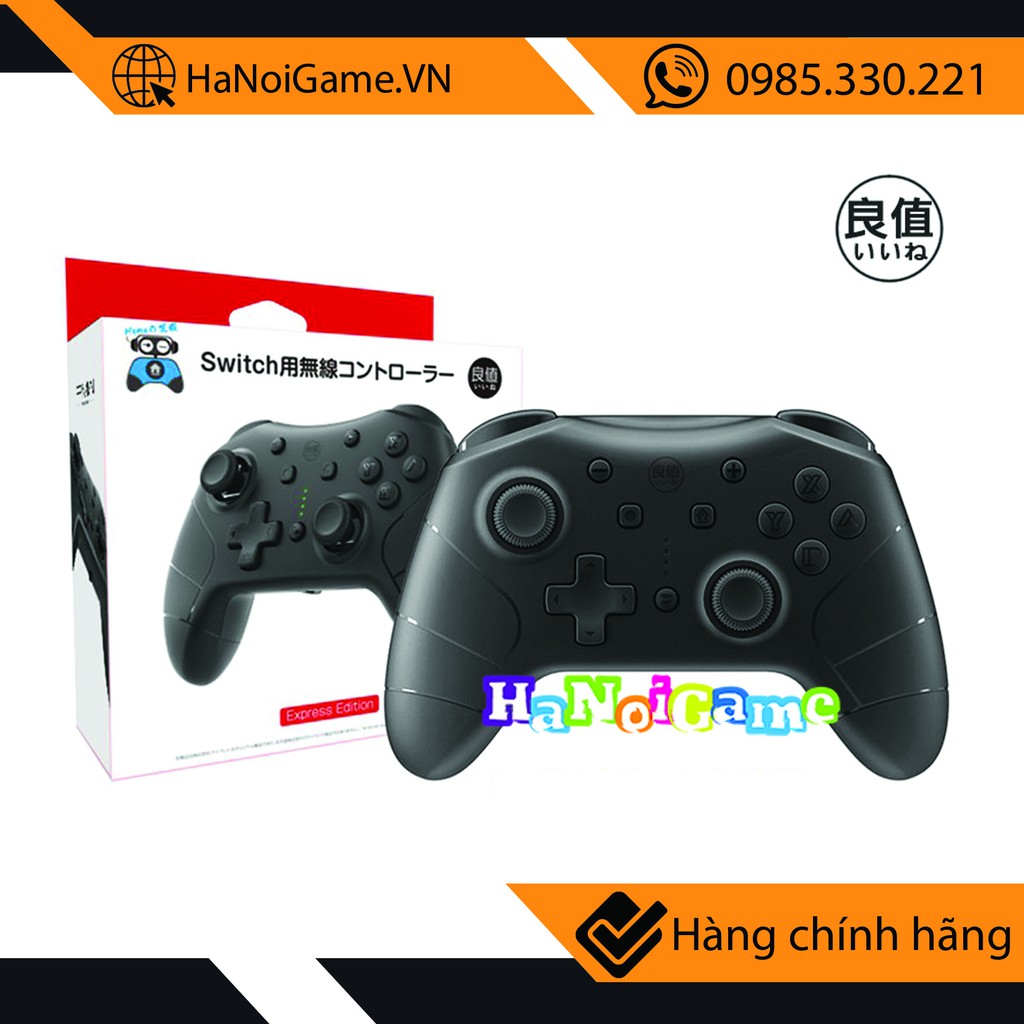 Tay cầm IINE Pro Controller Version 3 cho Nintendo Switch Hàng Chính Hãng IINE (Màu Đen) | TOP BÁN CHẠY ✔