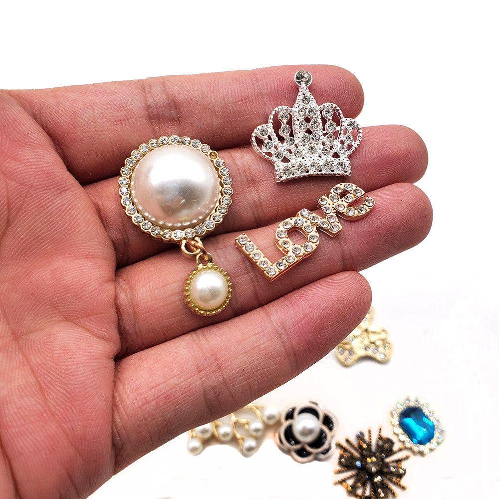 Rowans Kẹp Giày Lấp Lánh Cho Nữ|Phụ Kiện Trang Trí Giày Dép &amp; Giày Cao Gót Charms