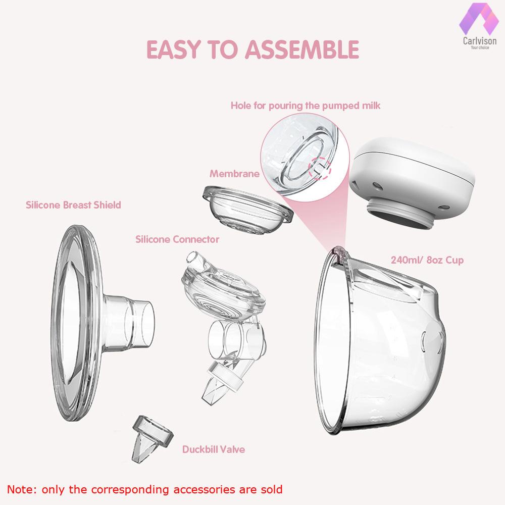 Youha Set 2 Nắp Đậy Máy Hút Sữa Điện Bằng Silicon Mềm 22mm Bảo Vệ Ngực Nhỏ Cho INS