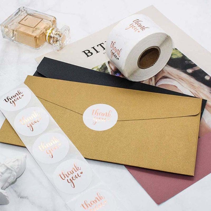 Sticker Nhãn Dán Thank You Dễ Thương Đa Dạng Mẫu Mã Jen Shop