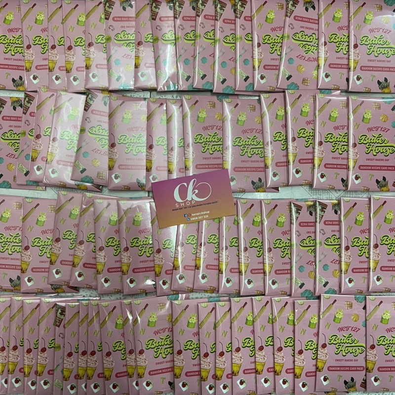 Bộ ảnh thẻ bo góc NCT127 Baker house, Retro house- random photocard