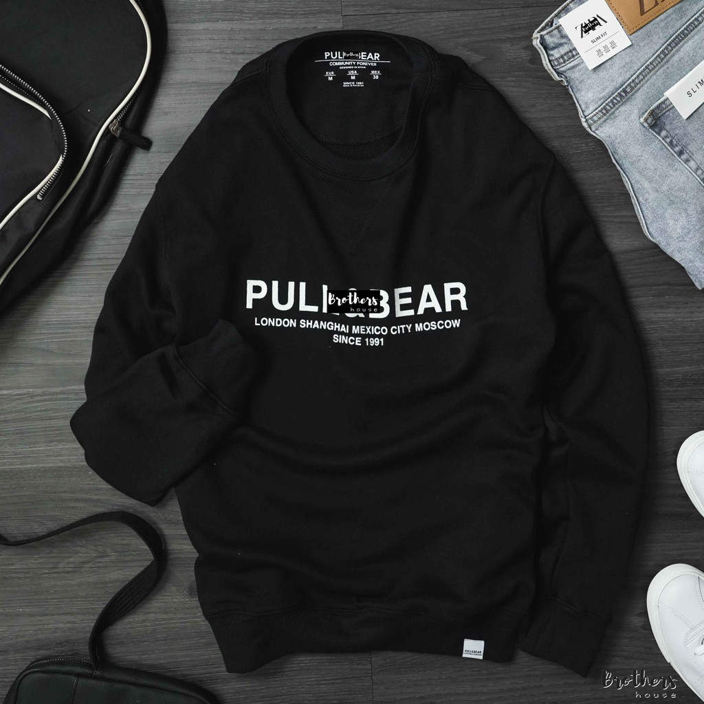 Áo tay dài Pull&Bear chất nỉ đẹp xịn