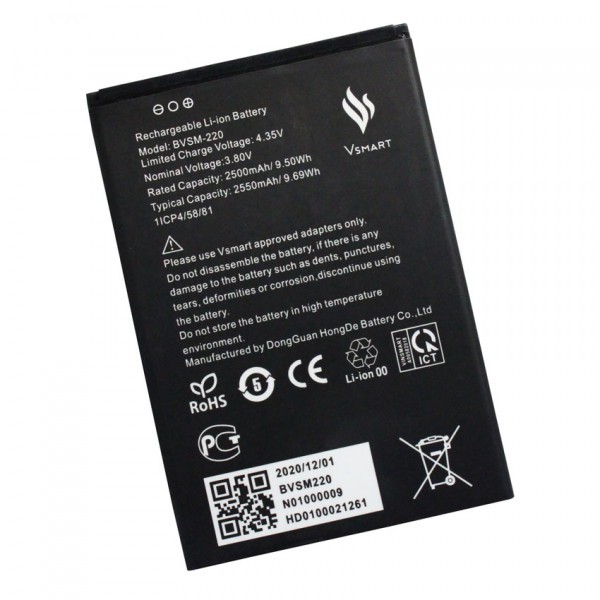 Pin Zin cho Vsmart Bee BVSM-220 dung lượng 2550mAh