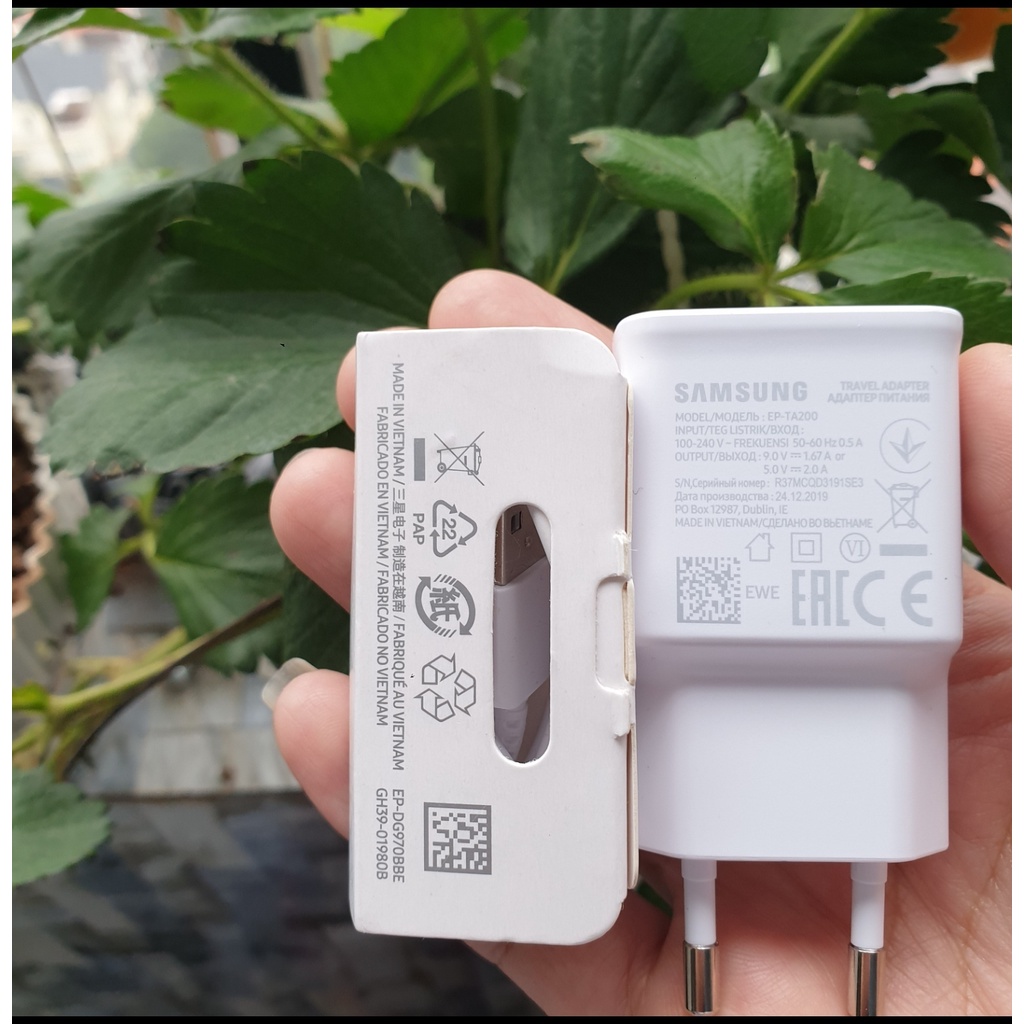 Bộ sac nhanh Samsung 15W chính hãng BH 1 năm cho dòng Galxy Note 5,7,8,9; S7,S8,S9,S10, dòng galaxy A, Galaxy M.