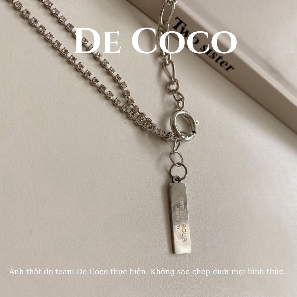 Vòng cổ choker Silver Bar decoco.accessories