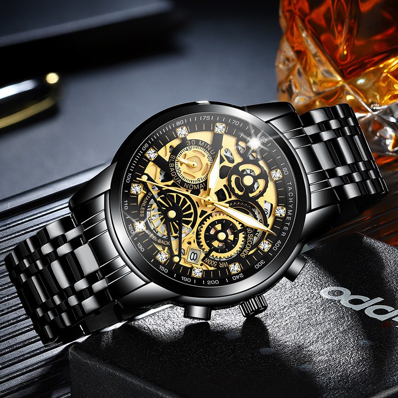 Đồng Hồ Nam Chính Hãng ONTHEEDGE Dây Thép Cao Cấp Có Lịch Ngày Kiểu Dáng Thời Trang Đẹp Đẳng Cấp Giá Rẻ | BigBuy360 - bigbuy360.vn