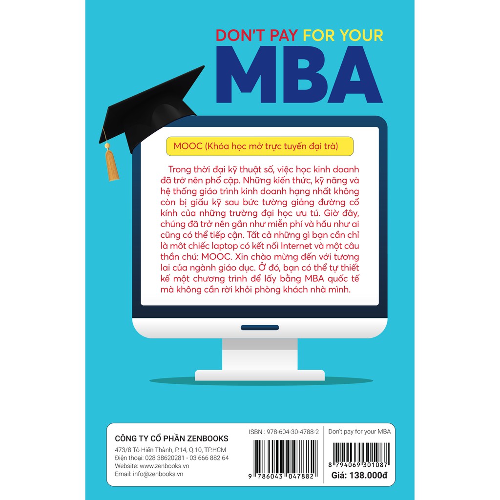 Sách - Don't Pay For Your MBA - Học MBA theo cách của bạn