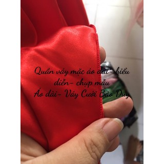 quần váy ống rộng mặc áo dài (dài quần 105cm)