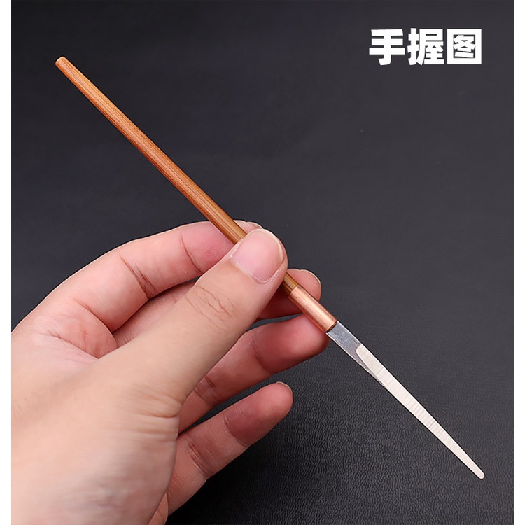 Dao Cán Gỗ Đầu Nhọn Chuyên Dụng Lấy Ráy Tai