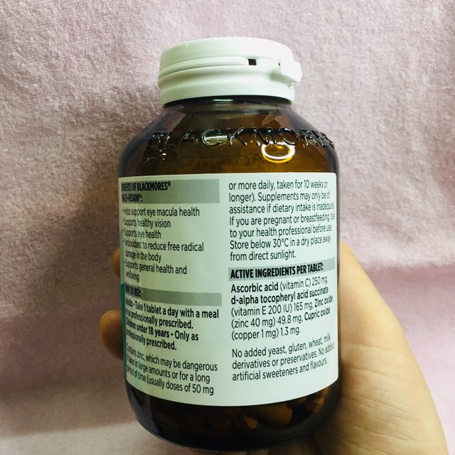 Viên uống bổ mắt Macu-Vision Blackmores ÚC 150 viên (Hàng chemist sale đủ bill) | BigBuy360 - bigbuy360.vn