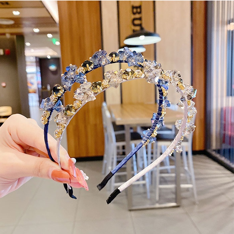 Cài tóc đính đá phong cách Hàn Quốc mới cho nữ