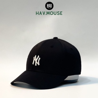 Nón lưỡi trai MLB thêu chữ nhỏ NY hàng xuất dư cao cấp phong cách Hàn Quốc dành cho nam và nữ