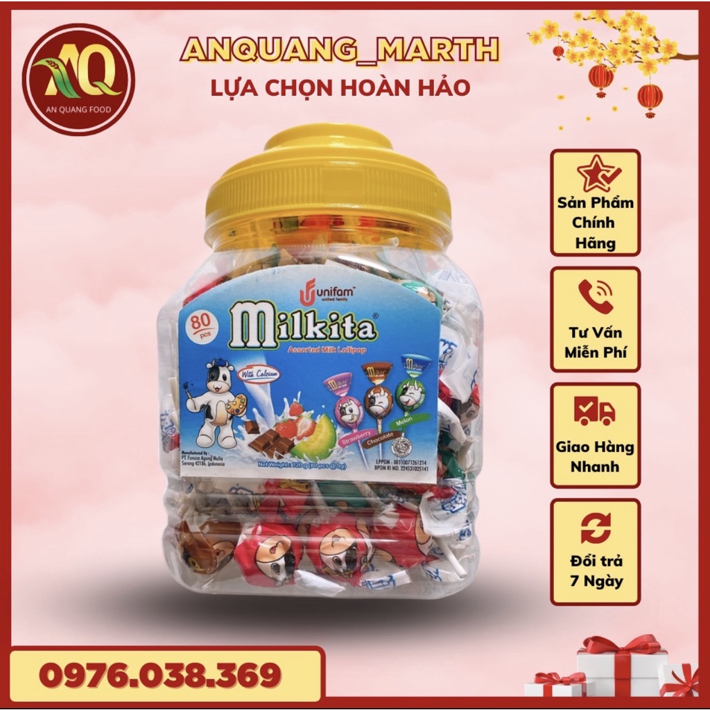 KẸO MÚT MILKITA HƯƠNG HỖN HỢP