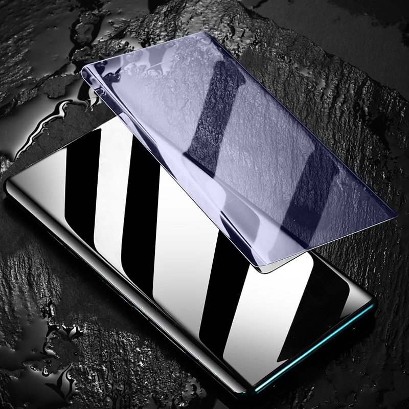 Kính cường lực loại cong chống tia UV cho Oppo Find X3 X2 Pro Reno 5 4 Pro