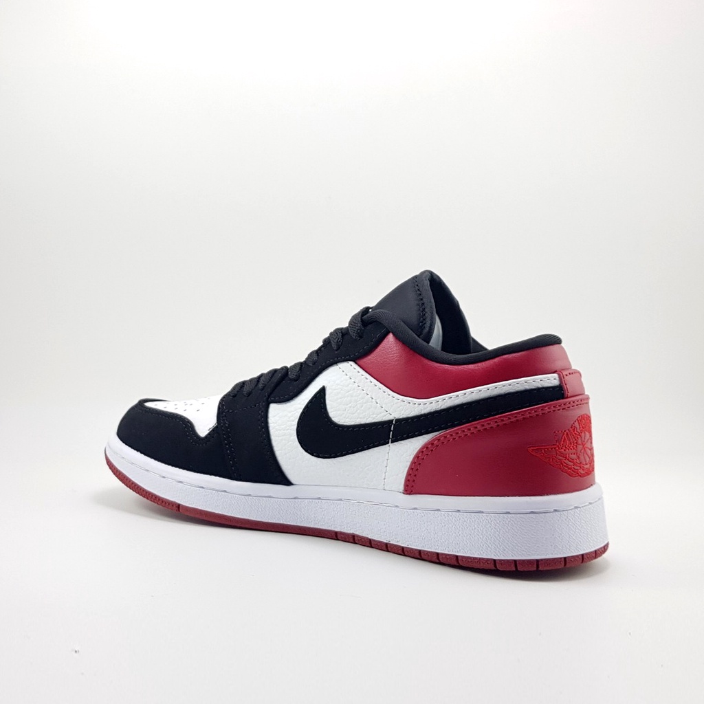 Giày Sneaker thấp cổ Jordan 1 Low Retro Black/Red