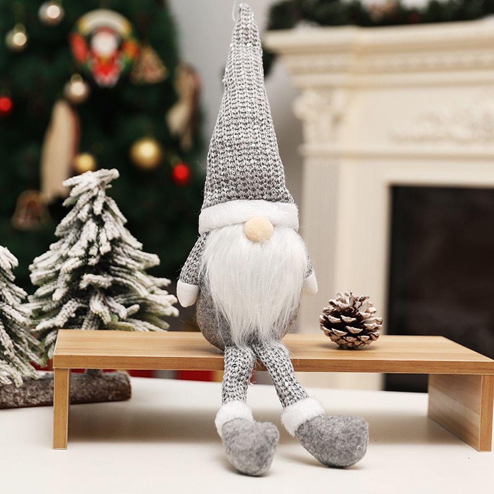 1 Mô Hình Ông Già Noel Không Mặt Trang Trí Giáng Sinh Năm Mới