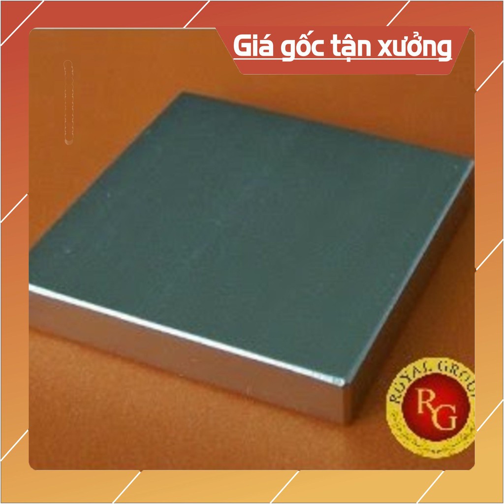 [Xả Kho] Nam châm viên 50x50x25mm, loại nam châm trắng đất hiếm lực hút siêu mạnh, cẩn thận khi sử dụng.