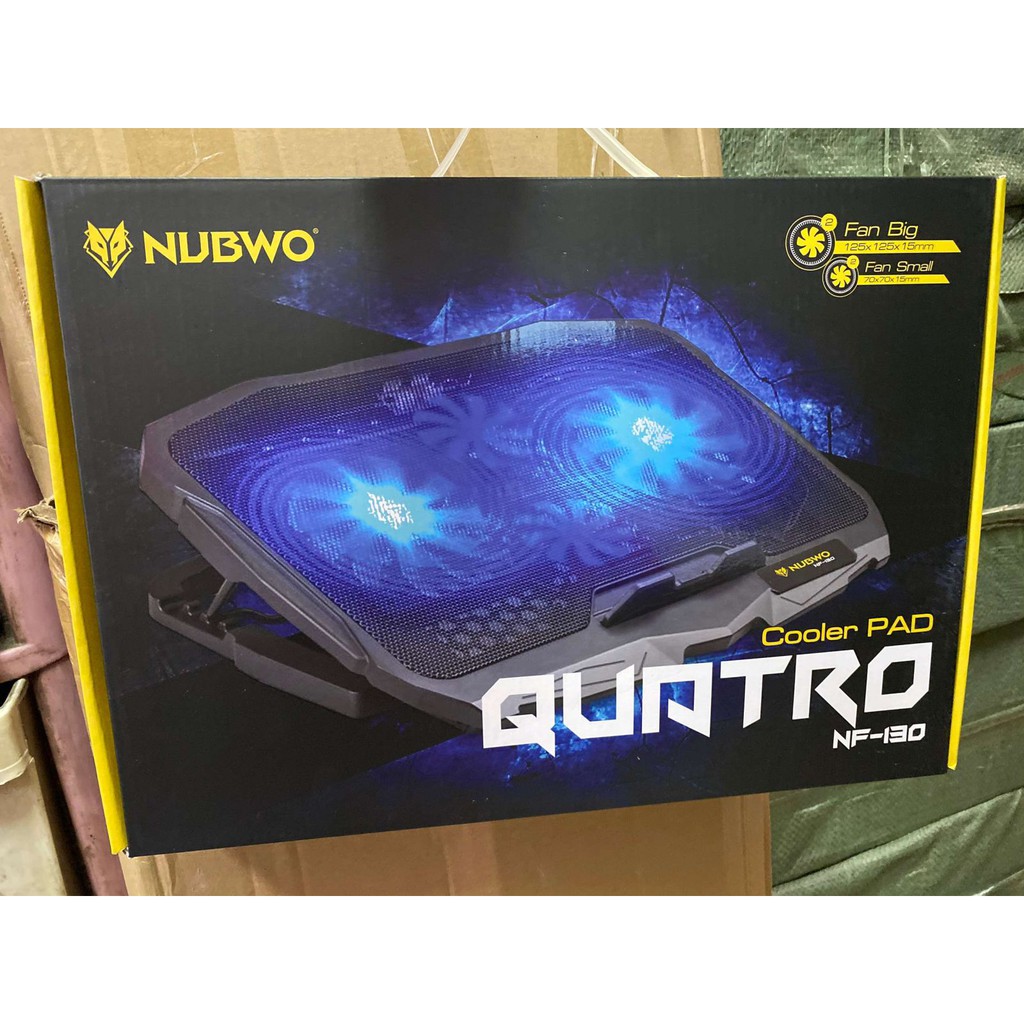 Đế Tản Nhiệt Laptop 4 Quạt Cao Cấp NUBWO NF-130