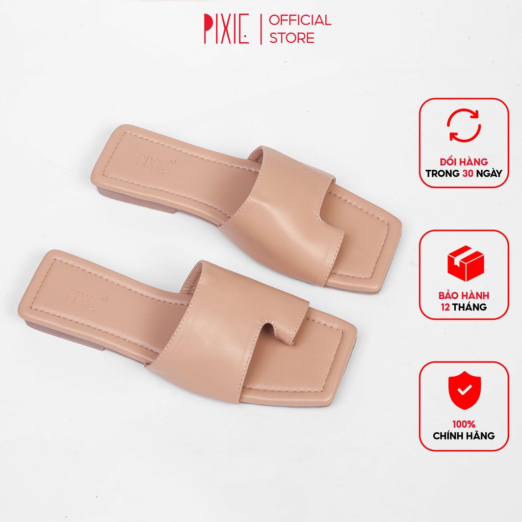 Dép Nữ Bệt Bản Ngang Xỏ Ngón Pixie X938