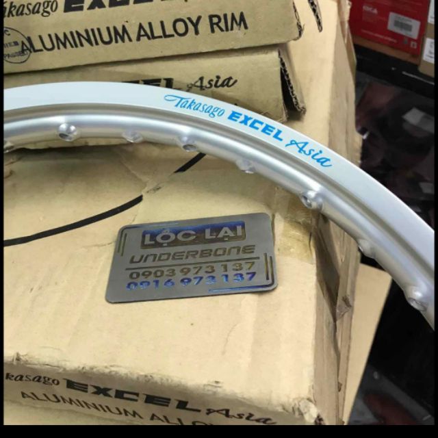 (Sale)Niềng nhôm excel chính hãng dành cho các loại xe máy