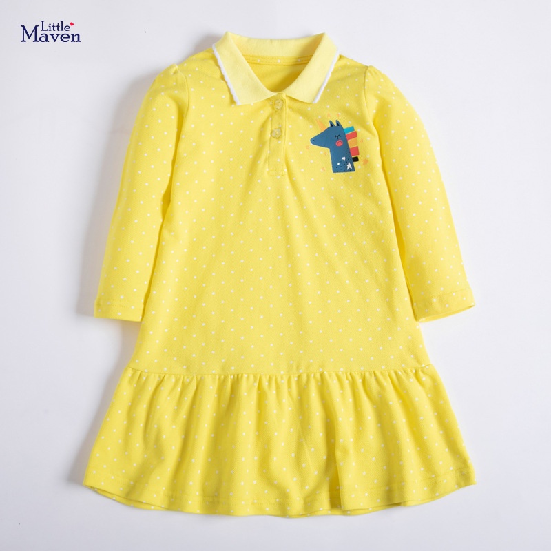 Đầm thun dài tay LITTLE MAVEN