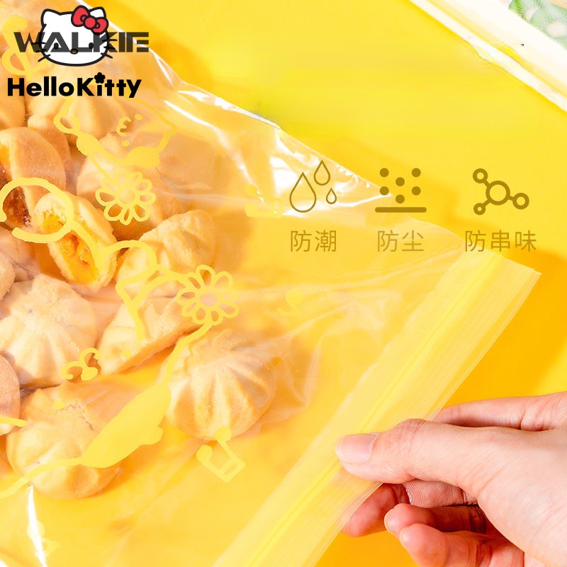 SANRIO Túi Zip Bảo Quản Thực Phẩm Có Thể Tái Sử Dụng