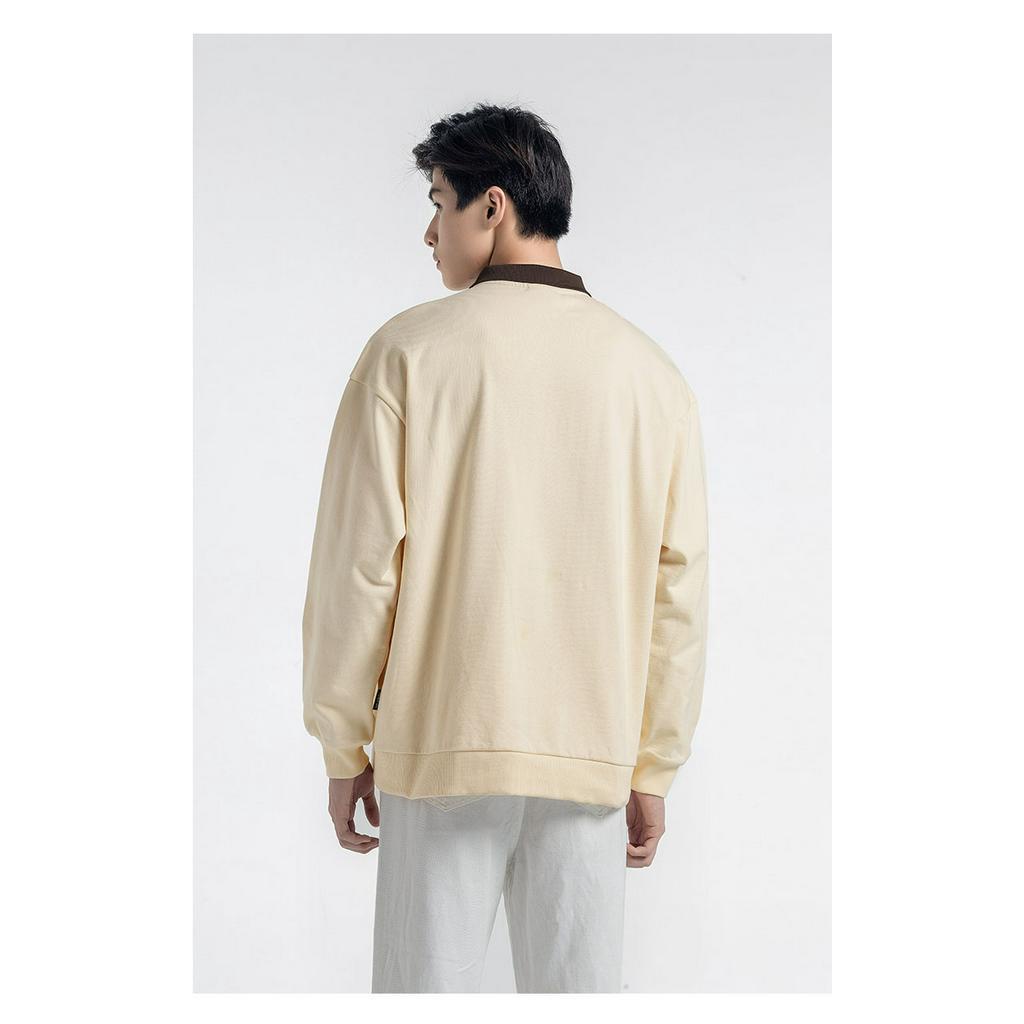 Áo Sweater Nam  Nữ Form Rộng Có Cổ Tay Dài Đơn Giản Thời Trang Thương Hiệu Y2010 The Style Of No Style 49 21562 |YaMe|