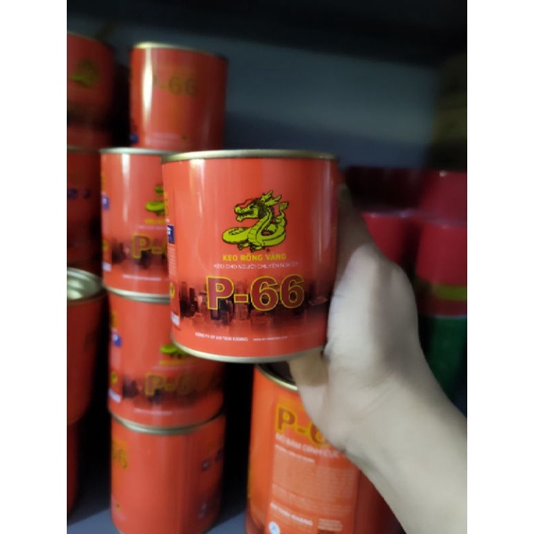 Lon 200ml keo rồng p66,keo dán gỗ,keo dán da