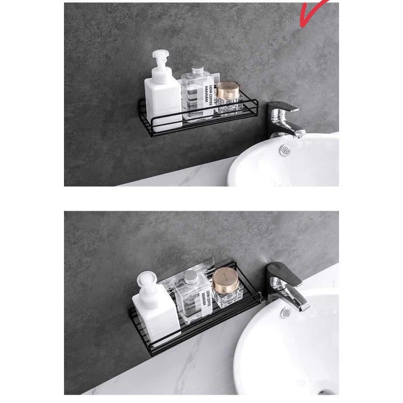 Kệ Sắt Dán Tường Chữ Nhật Siêu  Chắc Chắn