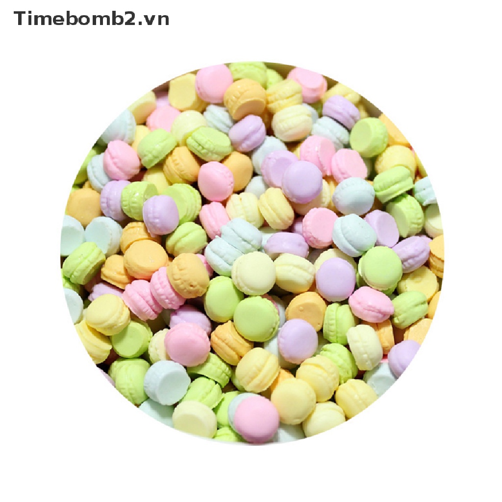 Hộp 12 bánh macaron tỷ lệ 1 / 12 độc đáo cho nhà búp bê