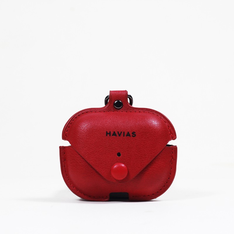 HAVIAS case airpod pro thiết kế thông minh da bò Vachetta Premium nhập khẩu 100%