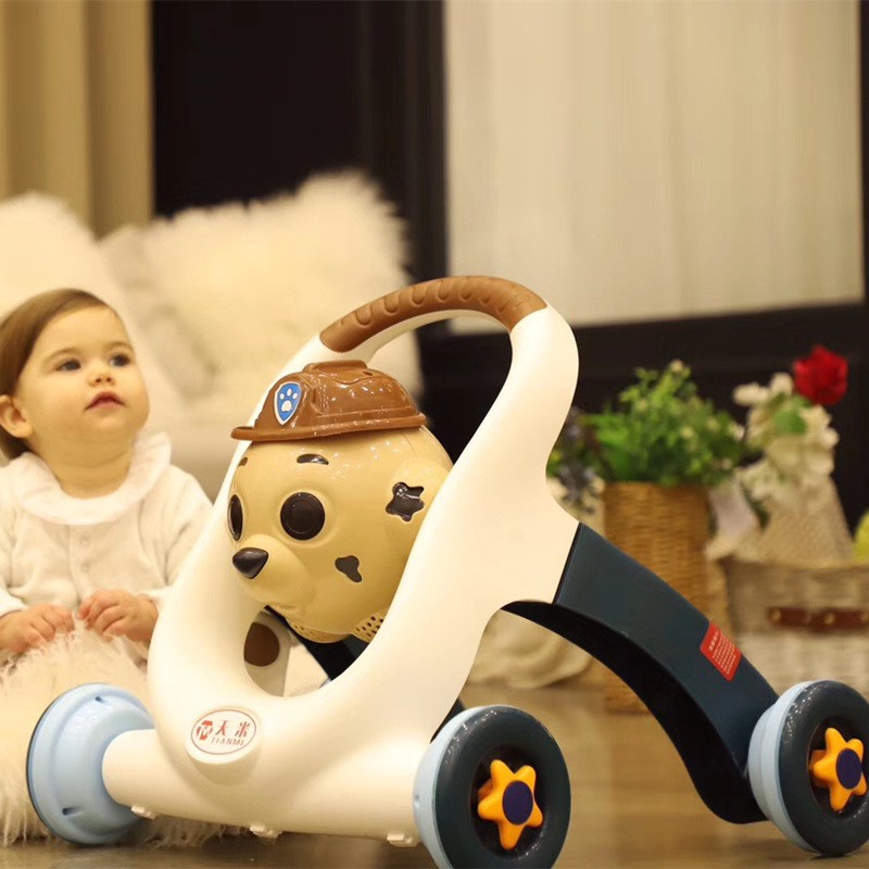 Xe tập đi chống ngã - đổ an toàn cho bé, Xe tập đi cho bé có nhạc và đèn xịn xò