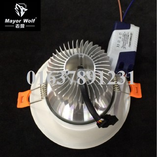 Đèn LED Downlight âm trần đổi 3 màu 7W