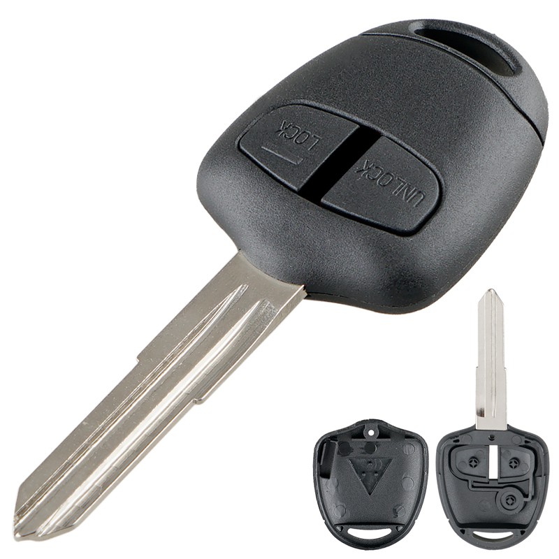 Vỏ bọc chìa khóa điều khiển từ xa 2 nút cho xe hơi Mitsubishi
