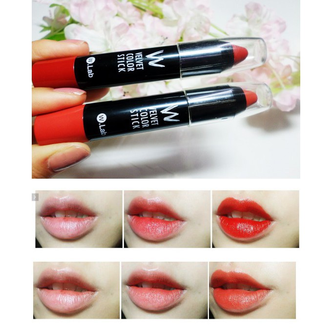 Son bút chì W.Lab Velvet Color Stick 3 gram | BigBuy360 - bigbuy360.vn
