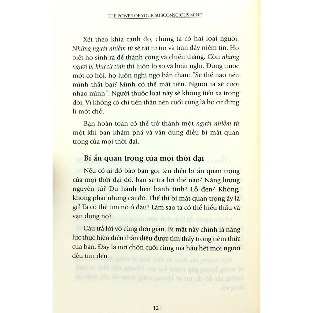 Sách - Sức Mạnh Tiềm Thức (Tái bản mới nhất)