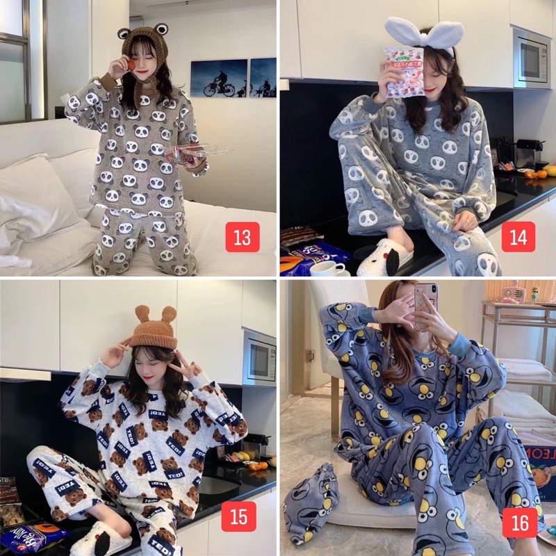 [Hàng order] - Bộ ngủ bông (Ảnh thật ở cuối) - NOTE TÊN FB VÀ SĐT ĐỂ TRẢ ĐÚNG MẪU | BigBuy360 - bigbuy360.vn