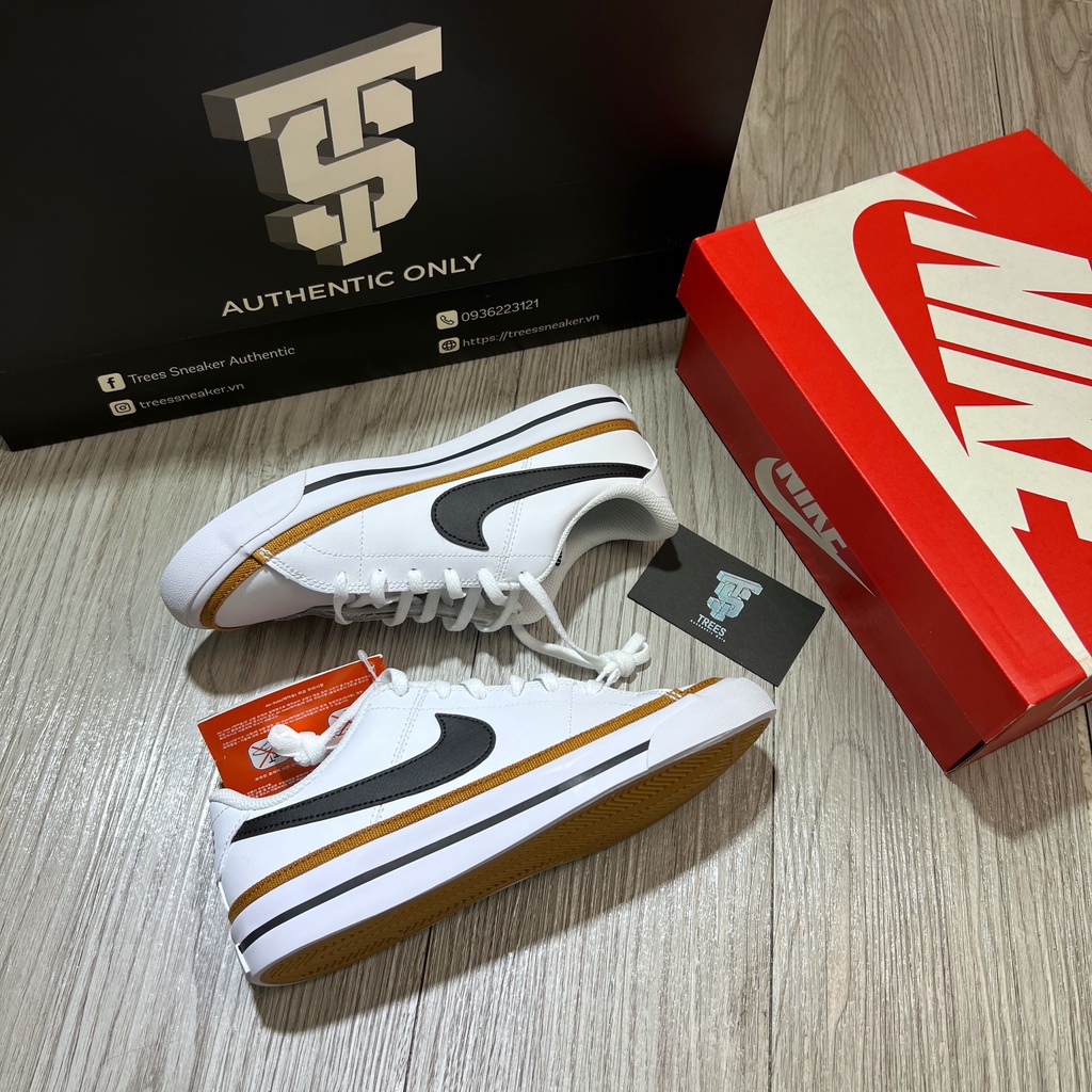 [CHÍNH HÃNG] Giày thể thao NIKE COURT LEGACY WHITE DESERT OCHRE