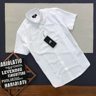 Aó sơ mi ngắn tay kate lụa cao cấp