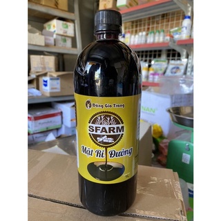 Mật rỉ đường molasses sfarm cao cấp hỗ trợ cải tạo đất, chất xúc tác ủ phân 1 lít