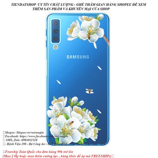 Ốp Dẻo Hoa Văn Samsung A7 2018