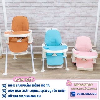 [Sỉ/Lẻ] Ghế ăn dặm Hanbei kèm đệm và bánh xe 9BABY bảo hành 12 tháng