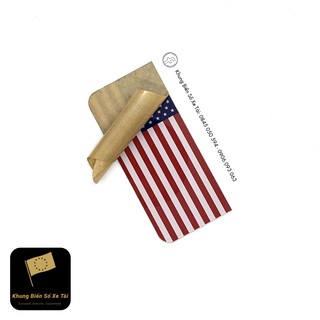 Logo Mỹ (US) Cho Khung Biển Số Châu Âu Wurth