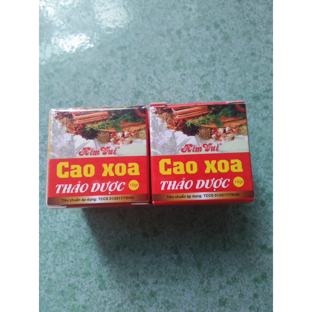 CAO XOA BÓP THẢO DƯỢC HIỆU KIM VUI - HỘP 10g