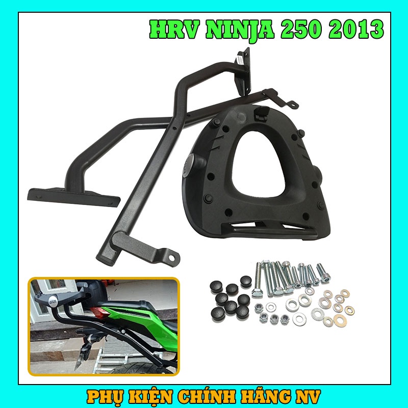 Baga Givi HRV Ninja 250 2013 chính hãng cho xe chịu lực cao bao gồm đế gắn thùng