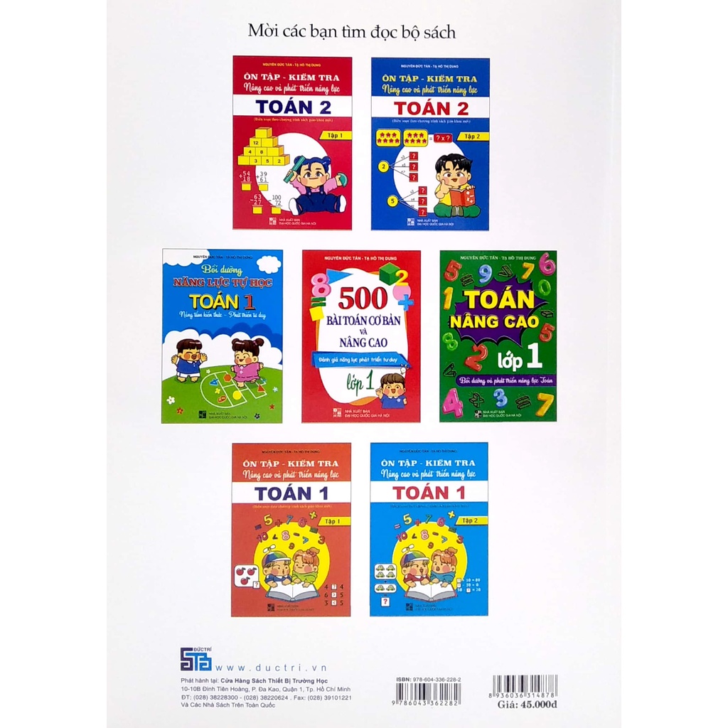 Sách Ôn Tập - Kiểm Tra Nâng Cao Và Phát Triển Năng Lực Toán 2 - Tập 2