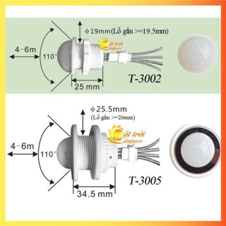 Công tắc cảm biến chuyển động hồng ngoại mini T-300X