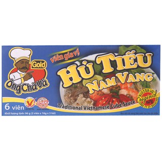 Viên gia vị hủ tiếu Nam Vang Ông Chà Và Gold hộp 96g