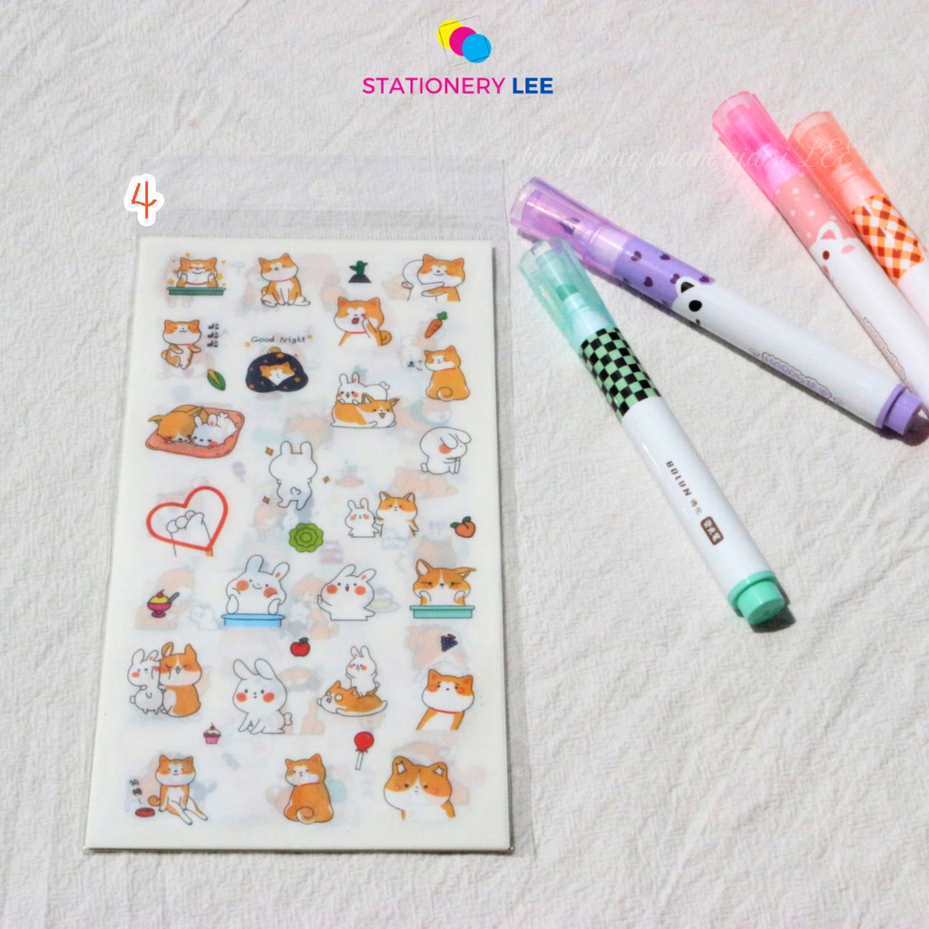 Sticker Hình Dán Cute